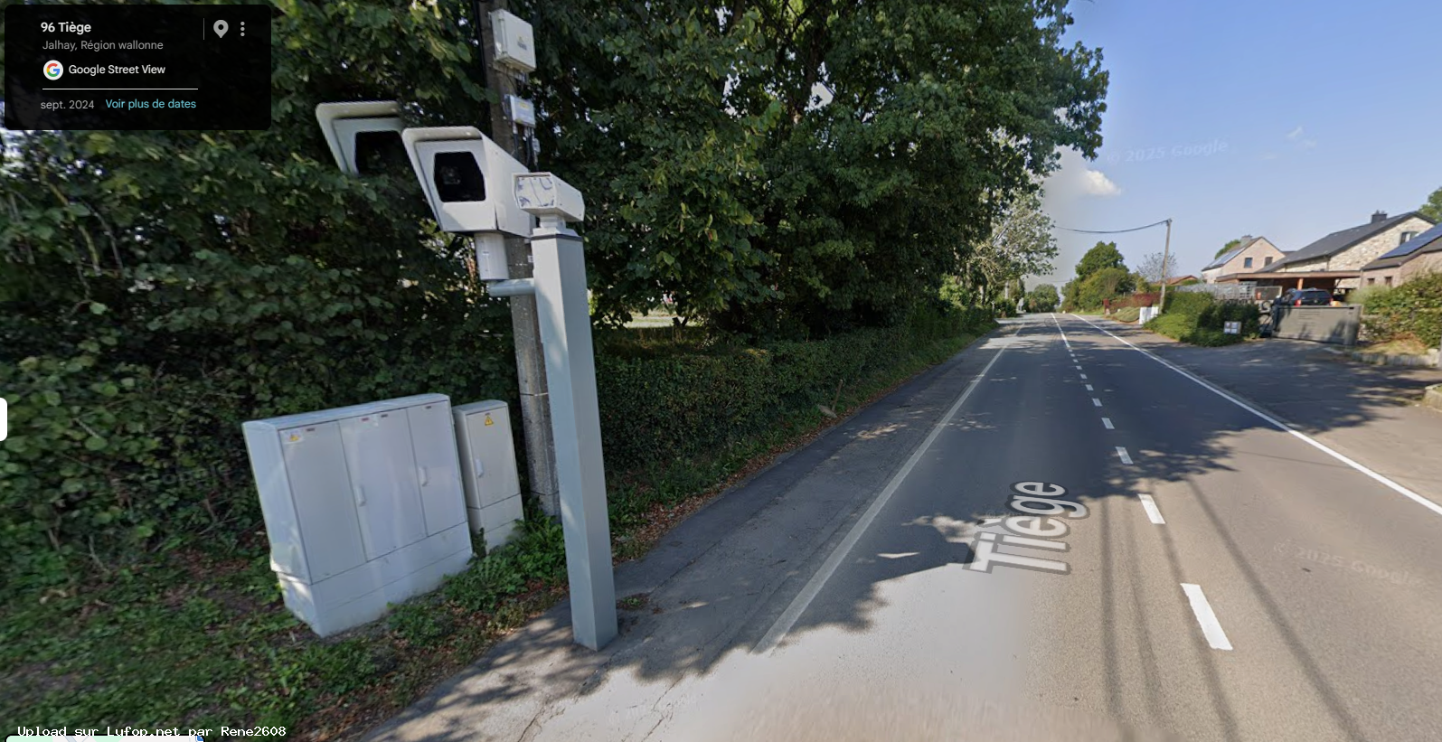 BELGIQUE photo du radar Tiège Tiège Liège