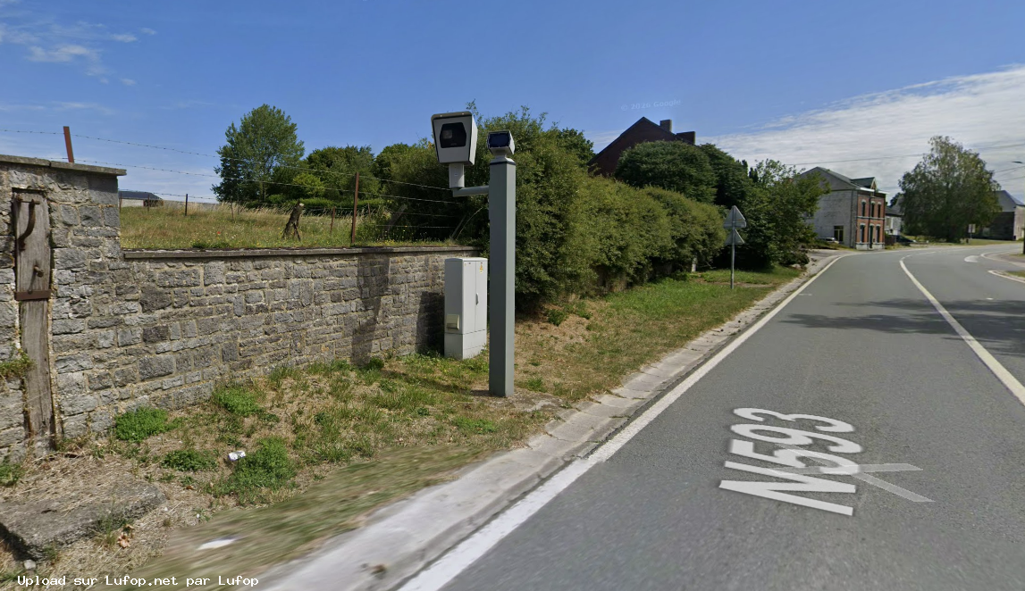 BELGIQUE photo du radar Salles Rue Sainte-Monégonde Hainaut
