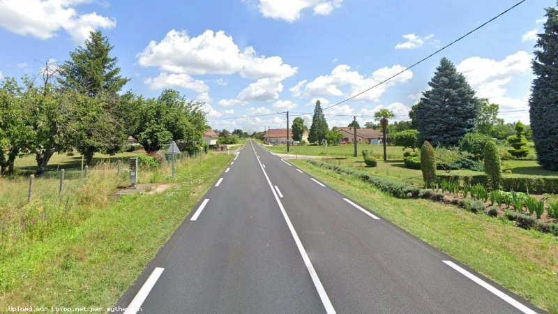 FRANCE photo du radar Brienne D971 71 - Saône-et-Loire FRANCE photo du radar Brienne D971 71 - Saône-et-Loire