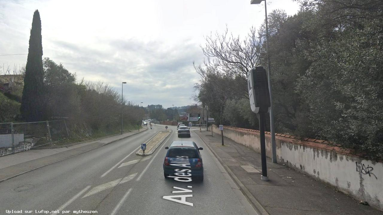 FRANCE photo du radar Roquevaire Avenue des Alliés 13 - Bouches-du-Rhône