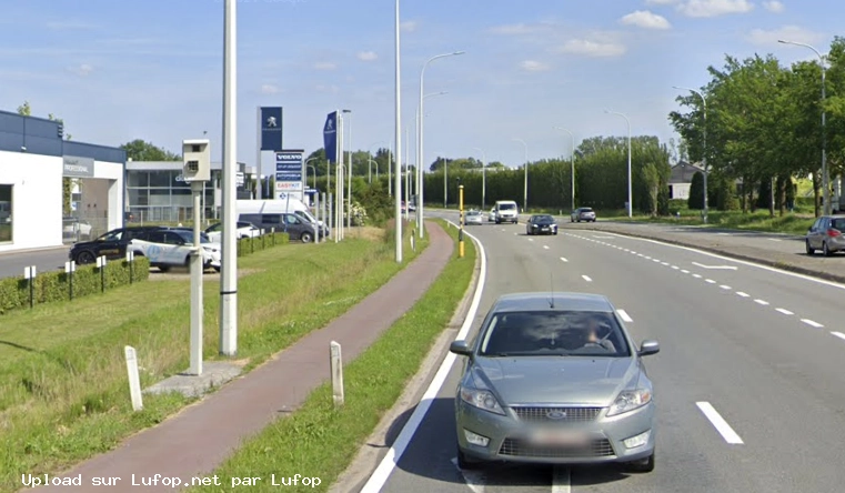 BELGIQUE photo du radar Roulers R32 Flandre-Occidentale